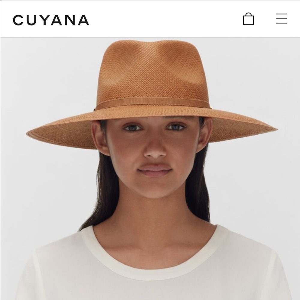 Cuyana Wide Brim Panama Hat